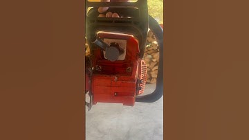 Echo CS590 Timber Wolf Chainsaw with a Mean Muffler #firewood #oak #atv