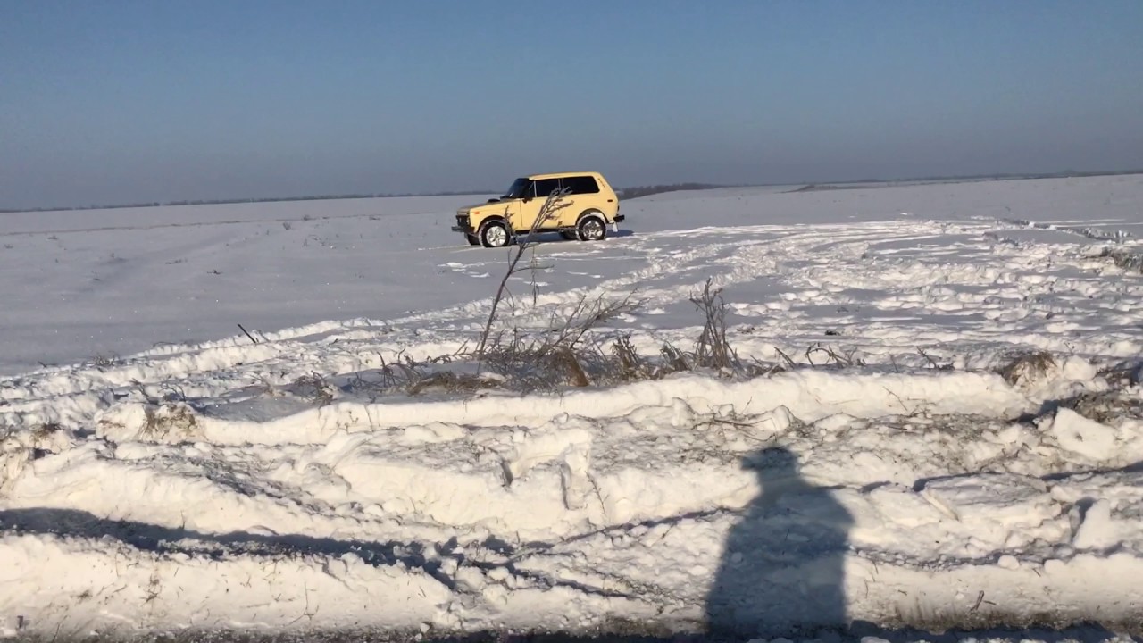 Нива по снегу видео Нива по снегу видео