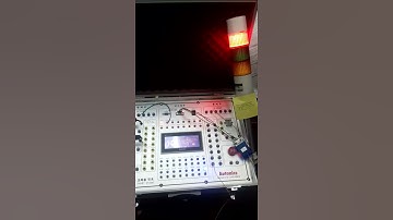 LED tower light test using Autonics HMI LP-S044