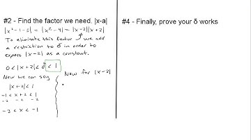 Calc 1.7 Q31 - Limit Proof with Epsilon Delta - James Stewart 8E