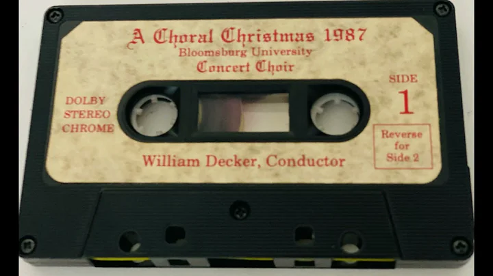A Choral Christmas 1987- Bloomsburg University Con...