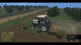 Cultivating vines with Lamborghini GrandPrix 77480 2RM (Farming Simulator 2015)