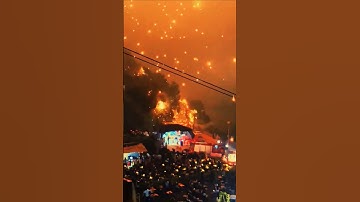Drone fireworks gone wrong