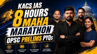 OPSC PRELIMS MAHA MARATHON | OPSC PRELIMS PYQs MAHA MARATHON