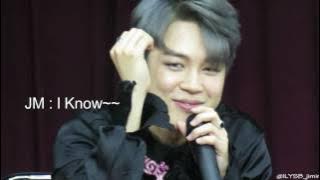 161023 [Eng] Jimin know he's handsome @ Busan fansign