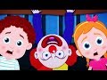 Upside down clown  schoolies  fun cartoons for kids