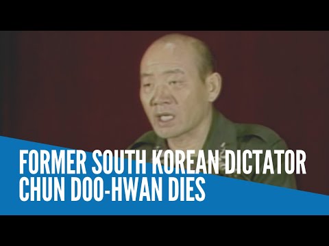 Former South Korean dictator Chun Doo-hwan dies