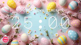 25 Minute Easter Themed Timer 🐰🌷 With Upbeat Spring Music Profile