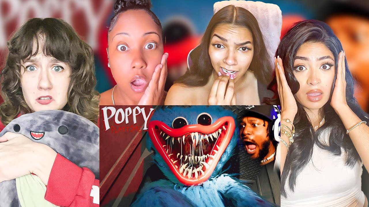 FIRST TIME EVER REACTING TO CORYXKENSHIN! SCREAMING at a SCARY Toy Factory [Poppy Playtime]