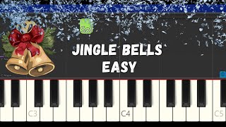 Jingle Bells 🔔 - Easy piano tutorial + sheets