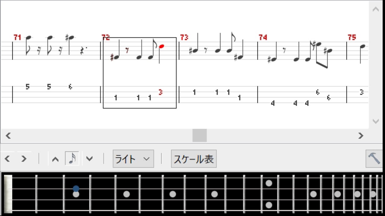 サターン/ずっと真夜中でいいのに。 TAB譜 【ベース】 - YouTube