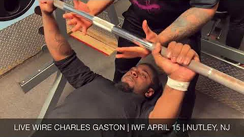 Live Wire Charles Gaston returns to IWF April 15th