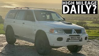 SHOULD YOU BUY A BUDGET HIGH MILAGE DAILY DRIVER? // 2005 Mitsubishi Shogun Sport Review
