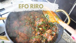 EFO RIRO SOUP | HOW TO MAKE EFO RIRO SOUP | AUTHENTIC NIGERIAN RECIPES | SPINACH SOUP