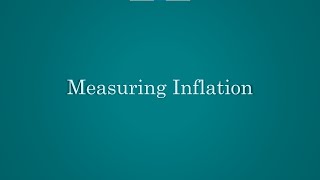 Measuring Inflation