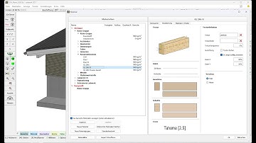 cadwork 3d V30 Material Dialog