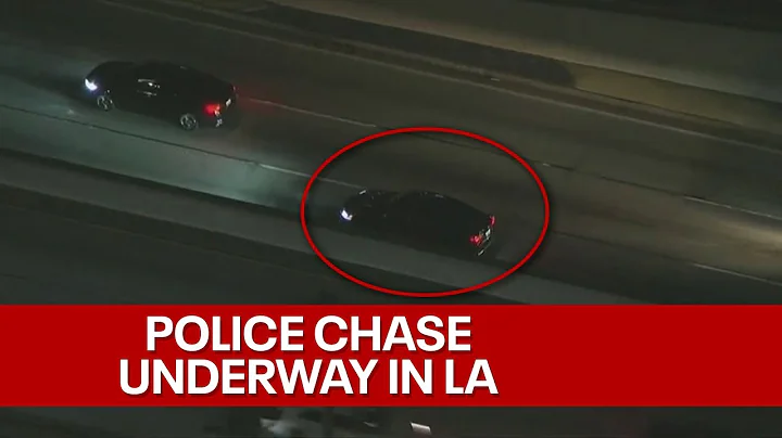 Police pursuit underway in Los Angeles area