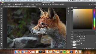 Geometric portrait in Adobe Photoshop CC 2019 screenshot 5