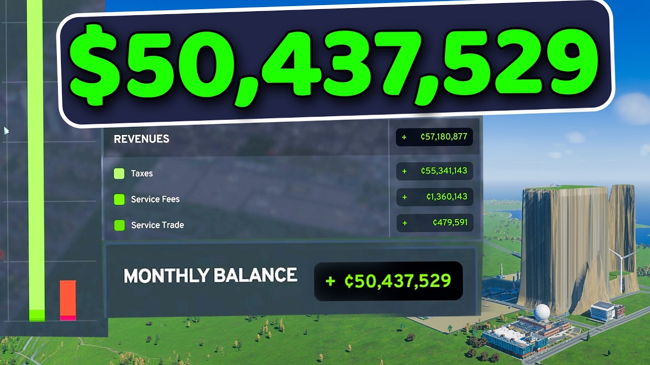 I Built the MOST PROFITABLE CITY in Cities Skylines 2