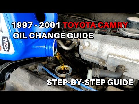 Toyota Camry Oil Change (1997-2001) | 1997 1998 1999 2000 2001