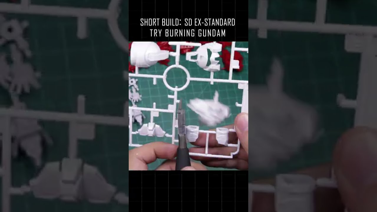 SD Try Burning Gundam 1 Min Build Speedbuild Quickbuild Gunpla Sdmodelkit Modelkit