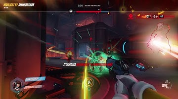 Overwatch - D.Va  - Play of The Game - Quad Kill