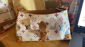 How Can You Tell Authentic Louis Vuitton Eliza White Multicolor Bag? Where to Find the Date Code?