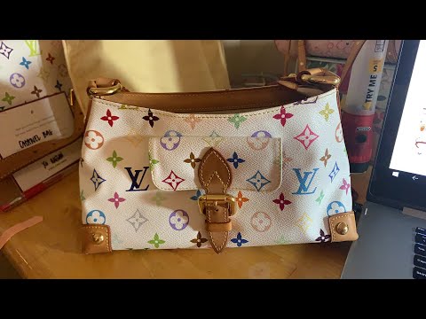 How Can You Tell Authentic Louis Vuitton Eliza White Multicolor Bag? Where  to Find the Date Code? 