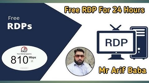 Mobile Free VPS RDP || Free RDP / VPS || Mr Arif Baba