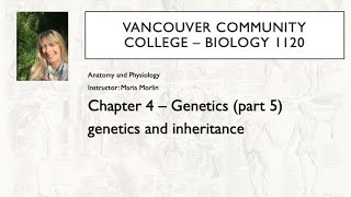 1120 Ch4 genetics 5 Inheritance