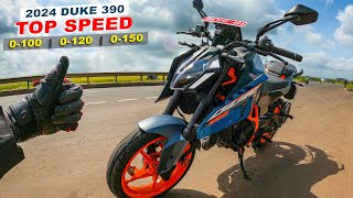 2024 New KTM Duke 390  : Top Speed | 0 to 100 | 0 to 120 | 1st to 6th All Gears Top Speed