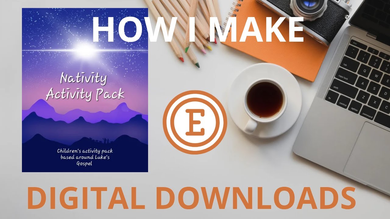 ♡ Art Vlog ♡ How I Make My Digital Downloads For My Christian UK Etsy Small Business