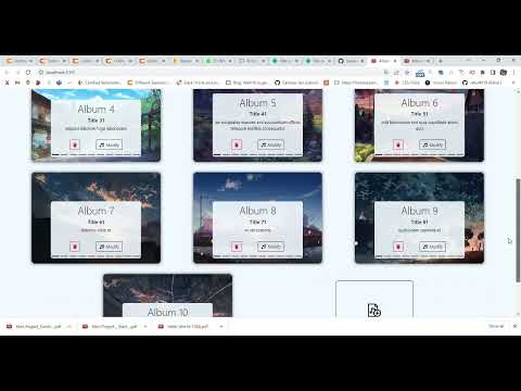 Albums list app Using React.js