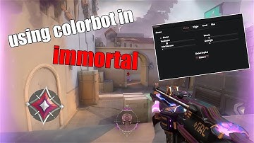 USING BEST COLOR BOT IN VALORANT IMMORTAL RANK
