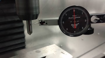 G0704 Nachi spindle bearing run-out test 2, at the tool