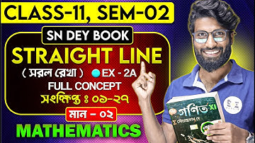Straight Line Class 11 বোঝার সবচেয়ে সহজ উপায়!| Straight Lines Class 11 | SOE Bangla