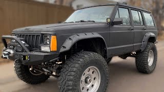 How To Fit 37' Tires With No Rubbing | Jeep XJ Winter Build Series Episode 3