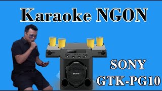 Đánh giá, Test loa, Hát Karaoke LOA Sony GTKPG10  Vô Địch cho nhu cầu Đa Năng
