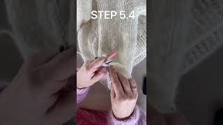Easy Wrapped Cardigan Step 5