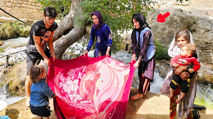Ramin's efforts to make Zulfa happy, traveling to the waterfall with Farahnaz to wash the blankets❤
