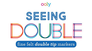 OOLY Seeing Double Fine Felt Double Tip Markers