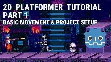2d platformer tutorial - part 1: basic movement & project setup | godot 4