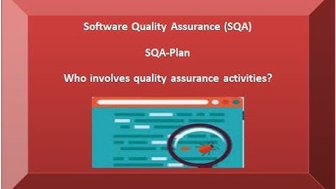 SQA Lec6: Software Quality Assurance Plan | Who involves quality assurance activities.