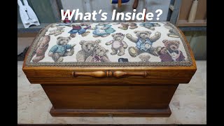 Embroidered Teddy Bear Toy Box Restoration - E∞J Woodhouse Repairs by E∞J Woodhouse Restorations 4,590 views 1 year ago 22 minutes