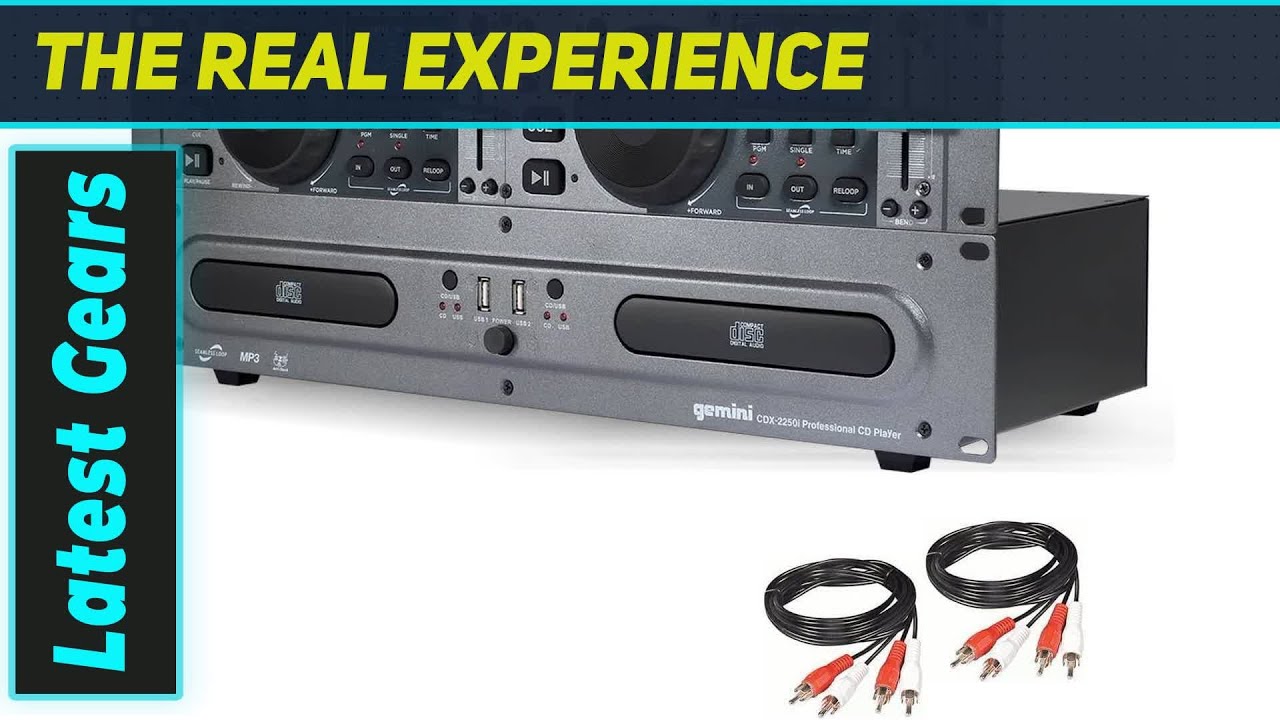 Gemini CDX2250I: Essential Dual Deck DJ Player for Rigs & Installs