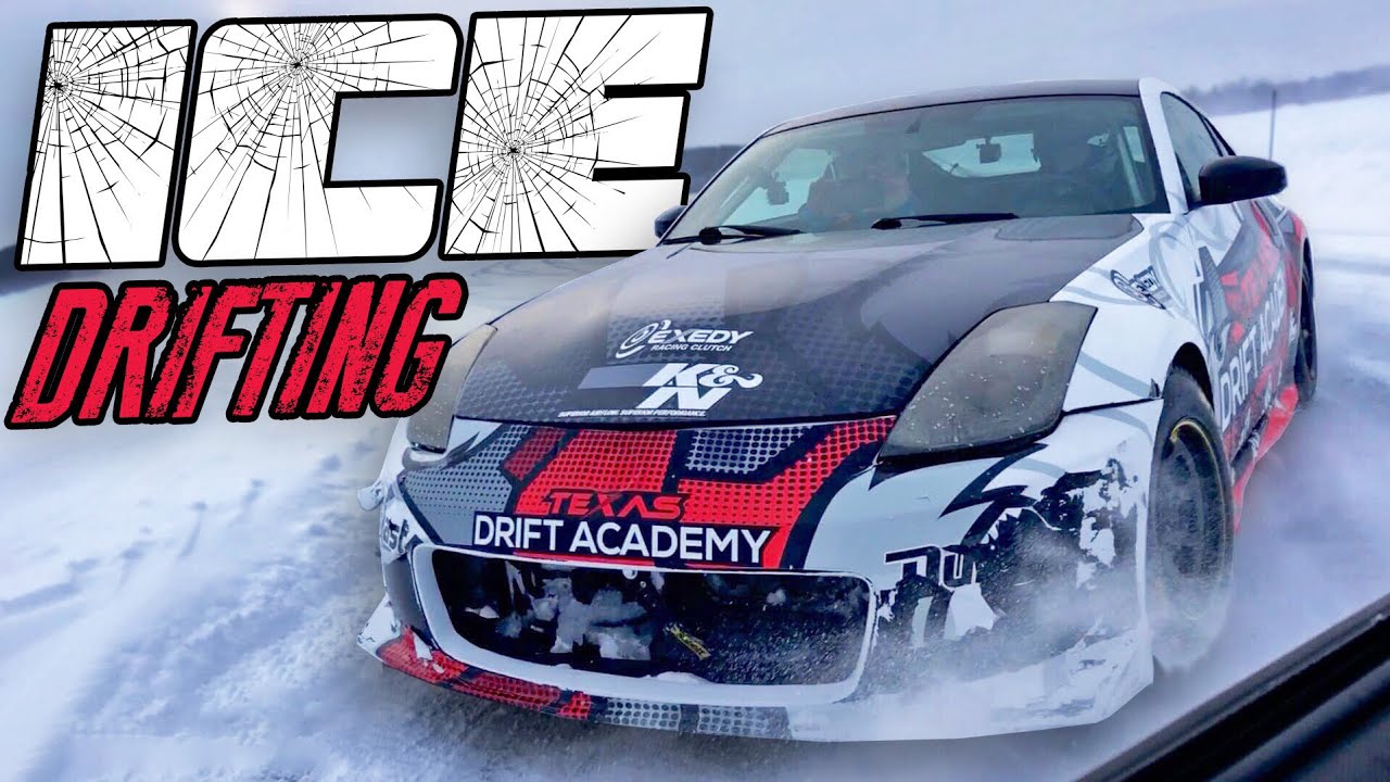 Drifting on a Frozen Lake Bed Looks Ridiculously Fun