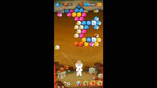 LINE バブル2 STAGE 1124 黄金コニー アイテムあり ×1.5 Gold Cony LINE BUBBLE 2