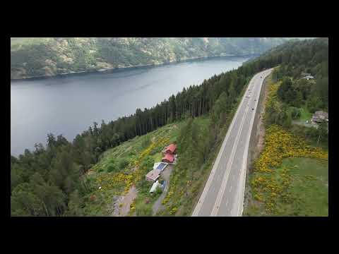 THE MALAHAT HIGHWAY in British Columbia