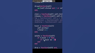 How to add a Hover effect on Picotron buttons! #picotron #fantasyconsole #gui #coding