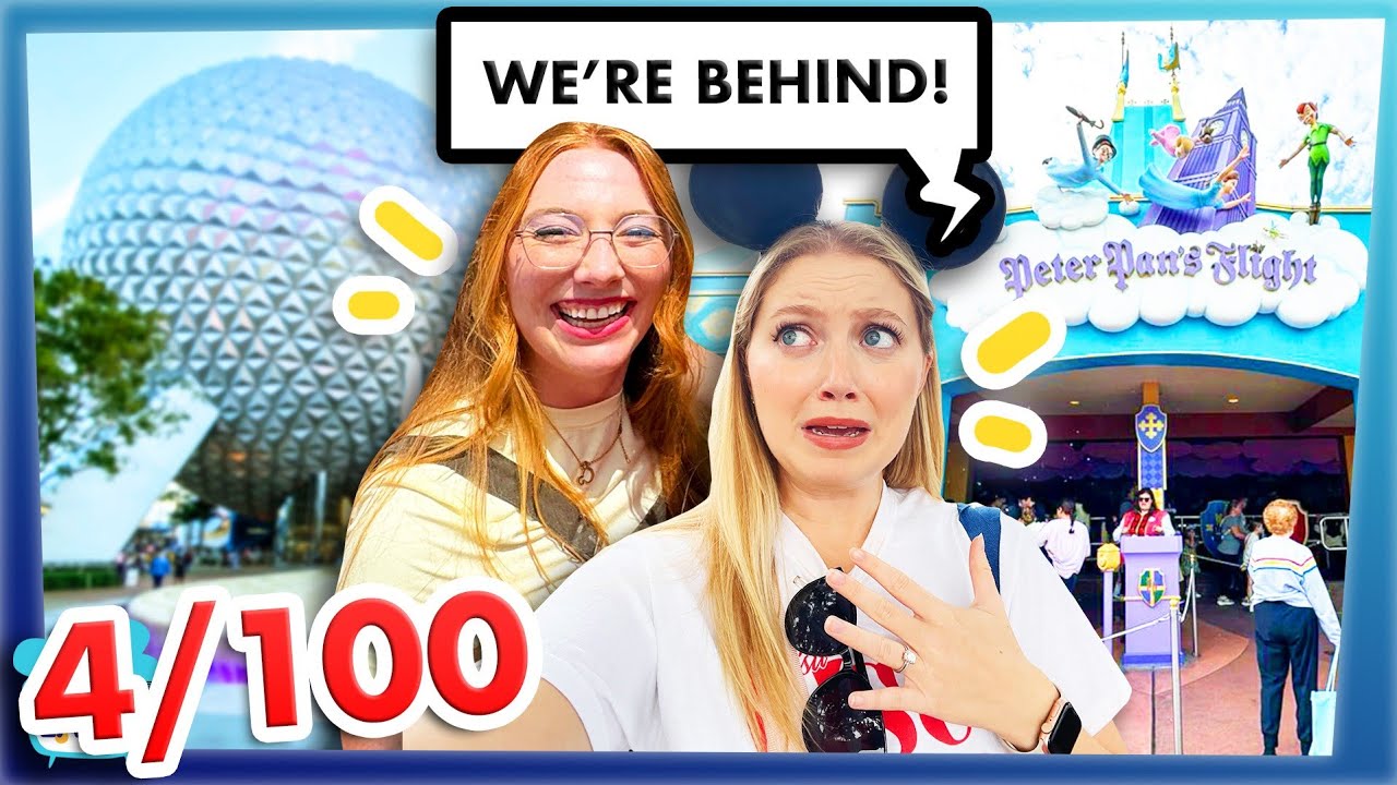 EVERYTHING in Disney World in 100 Days - Episode 4: We're WAY Behind ...